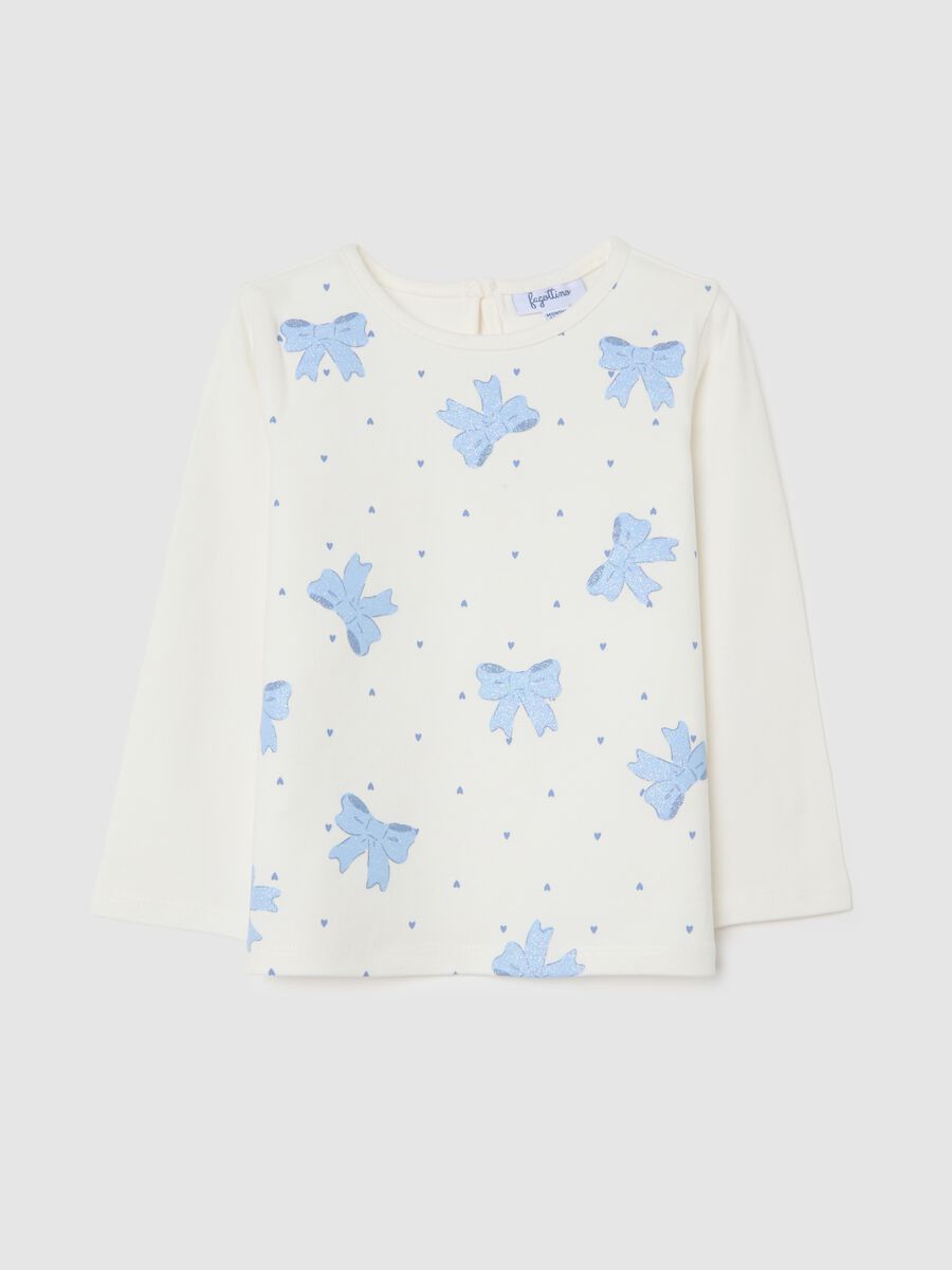 Maglietta da bimba in cotone multicolor regular fit_0