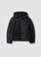 Girls&rsquo; Black Ultralight Padded Jacket with Hood and Zip_4