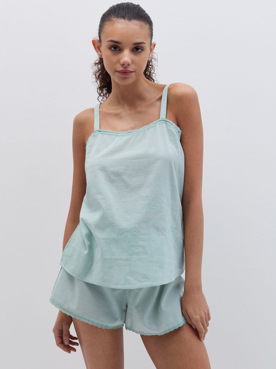 Short iridescent-effect pyjamas_1