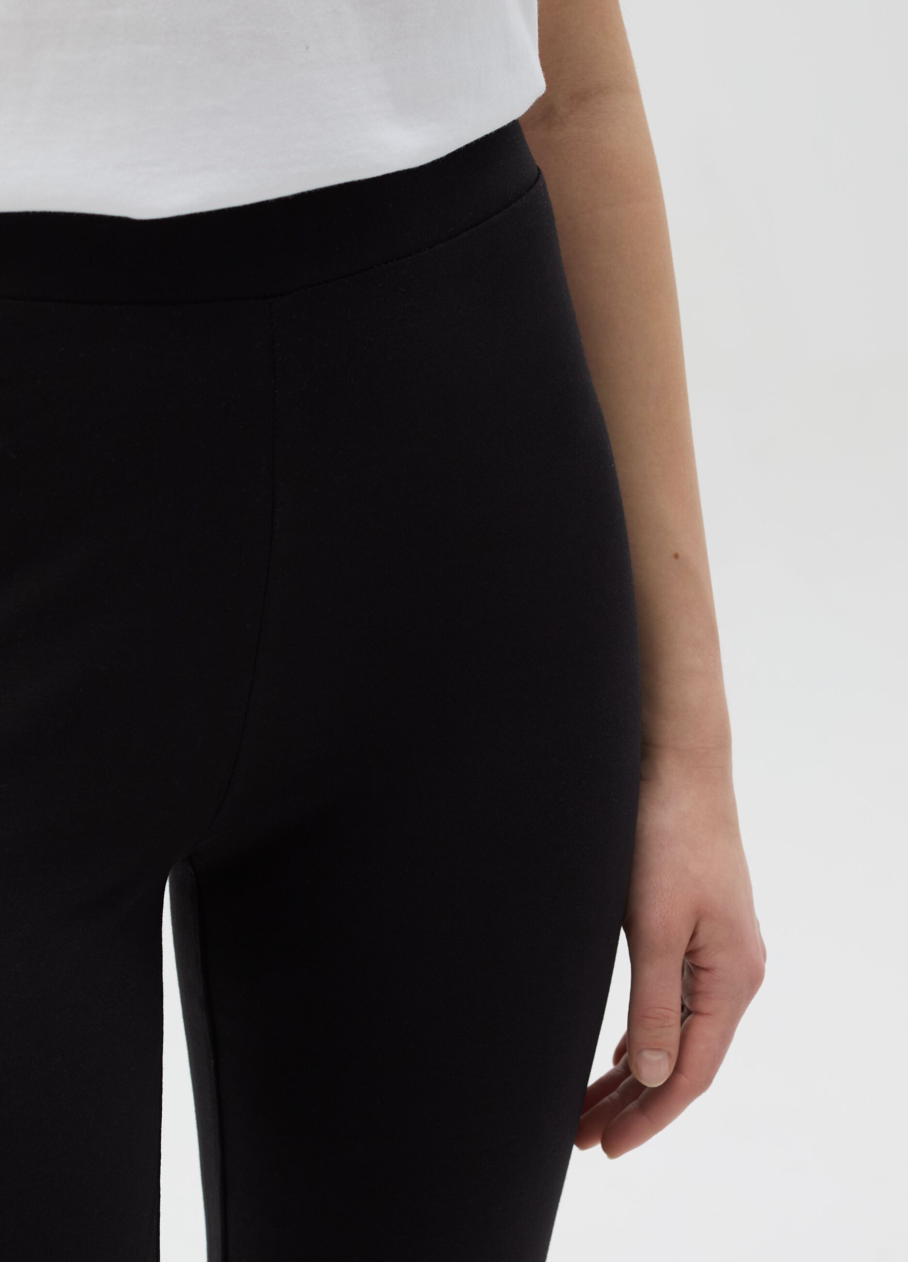 Essential leggings in stretch cotton