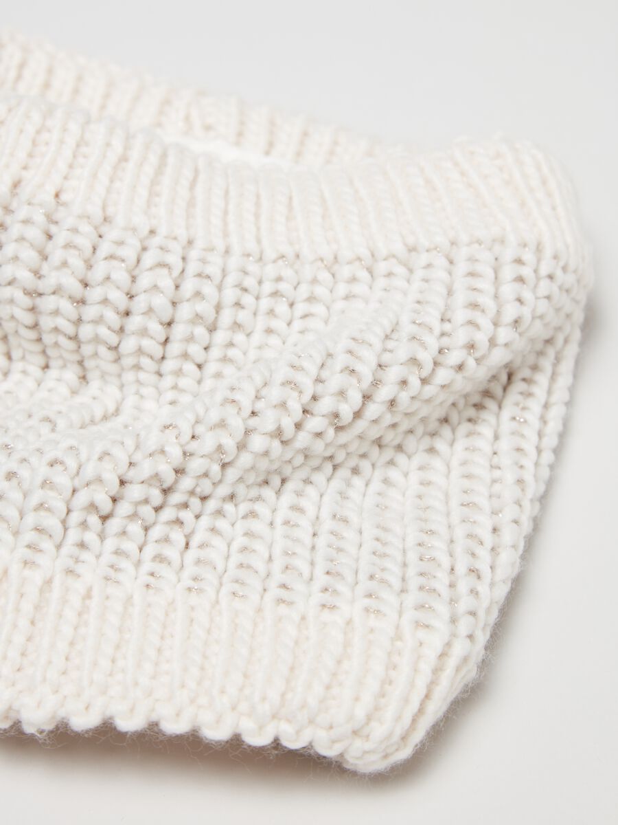 Scaldacollo in maglia con lurex_1