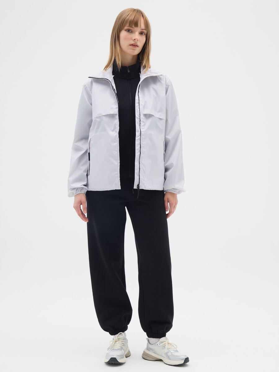 Women's White Waterproof Jacket_1
