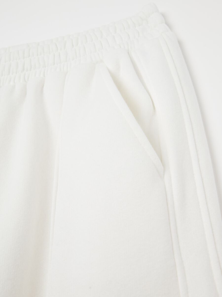 Wide-leg trousers in fleece_5