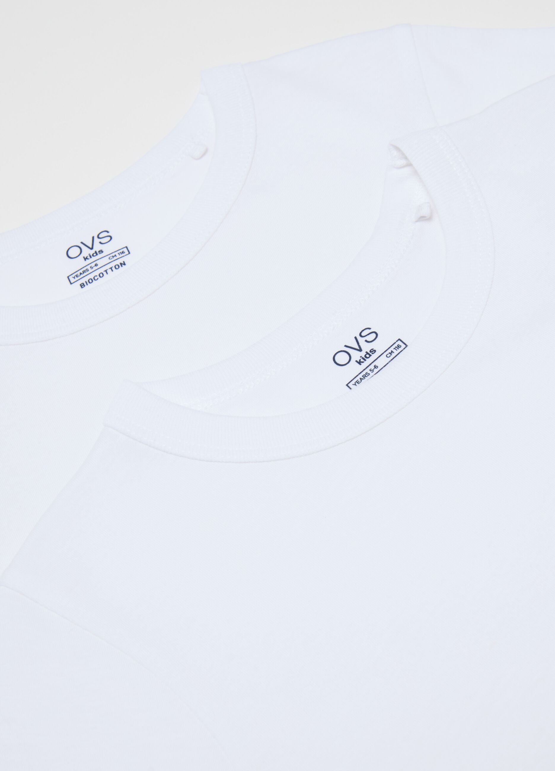 Two-pack organic cotton undershirts