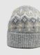 Grey Hat with Jacquard Pattern_2