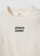 White pure organic cotton T-shirt with front slogan for girls_4