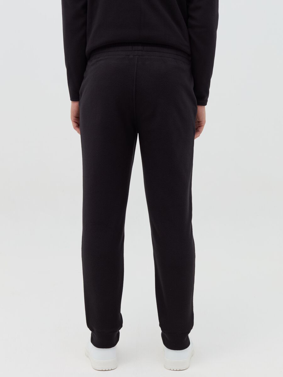 Fleece joggers with drawstring_2