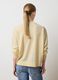 Regular fit pure wool yellow jumper_3