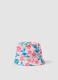 Multicolour pure cotton hat for girls with Stitch_0