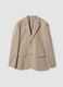 Slim Fit Beige Blazer_1