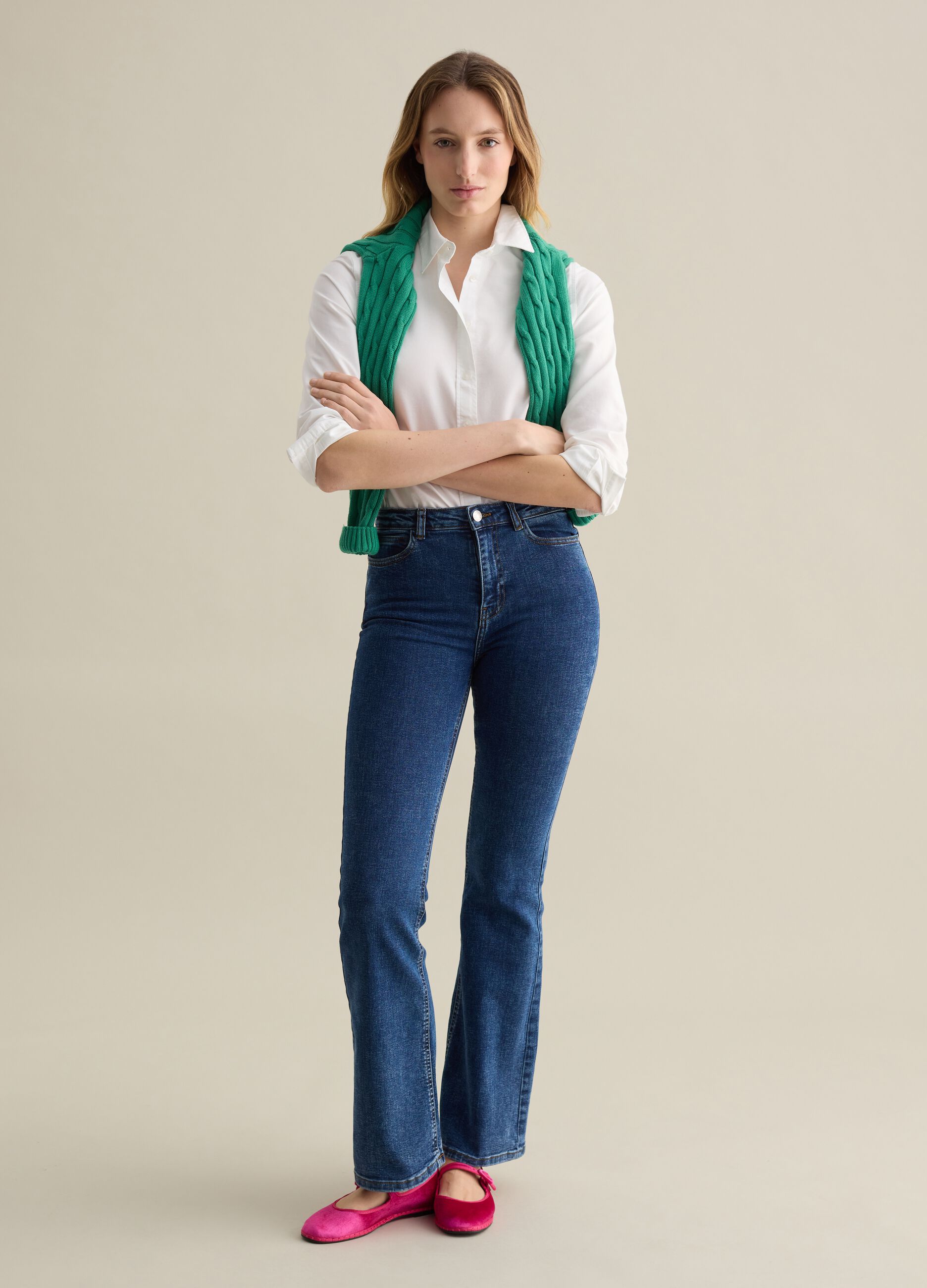 Camicia in cotone oxford