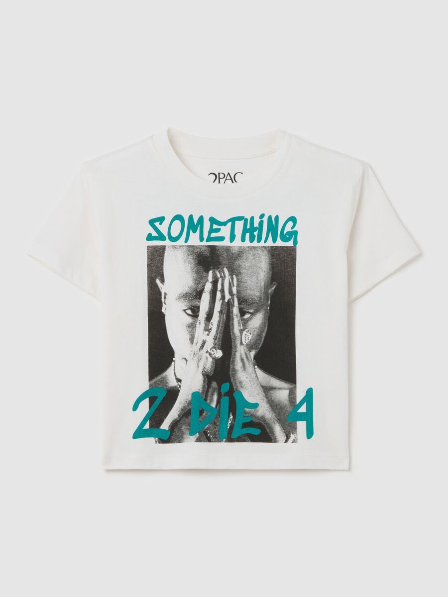 T-shirt with Tupac print_4
