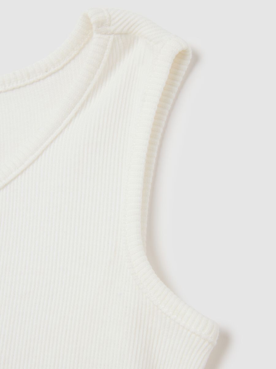 Girls' Multicolour Cotton Regular Fit Dress_3