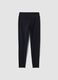 Leggings neri in tessuto elasticizzato traspirante a vita alta ALTAVIA STUDIO_5