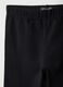 Girls' Slim Fit Black Stretch Cotton Leggings_2