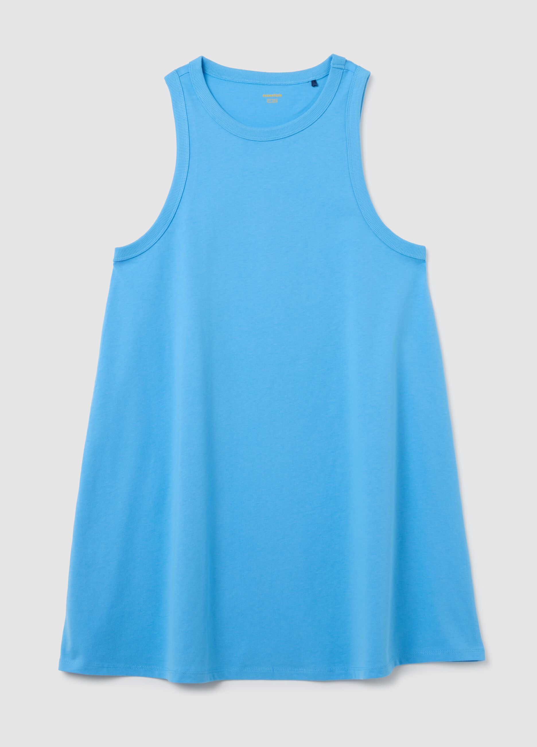 Abito da donna in puro cotone azzurro