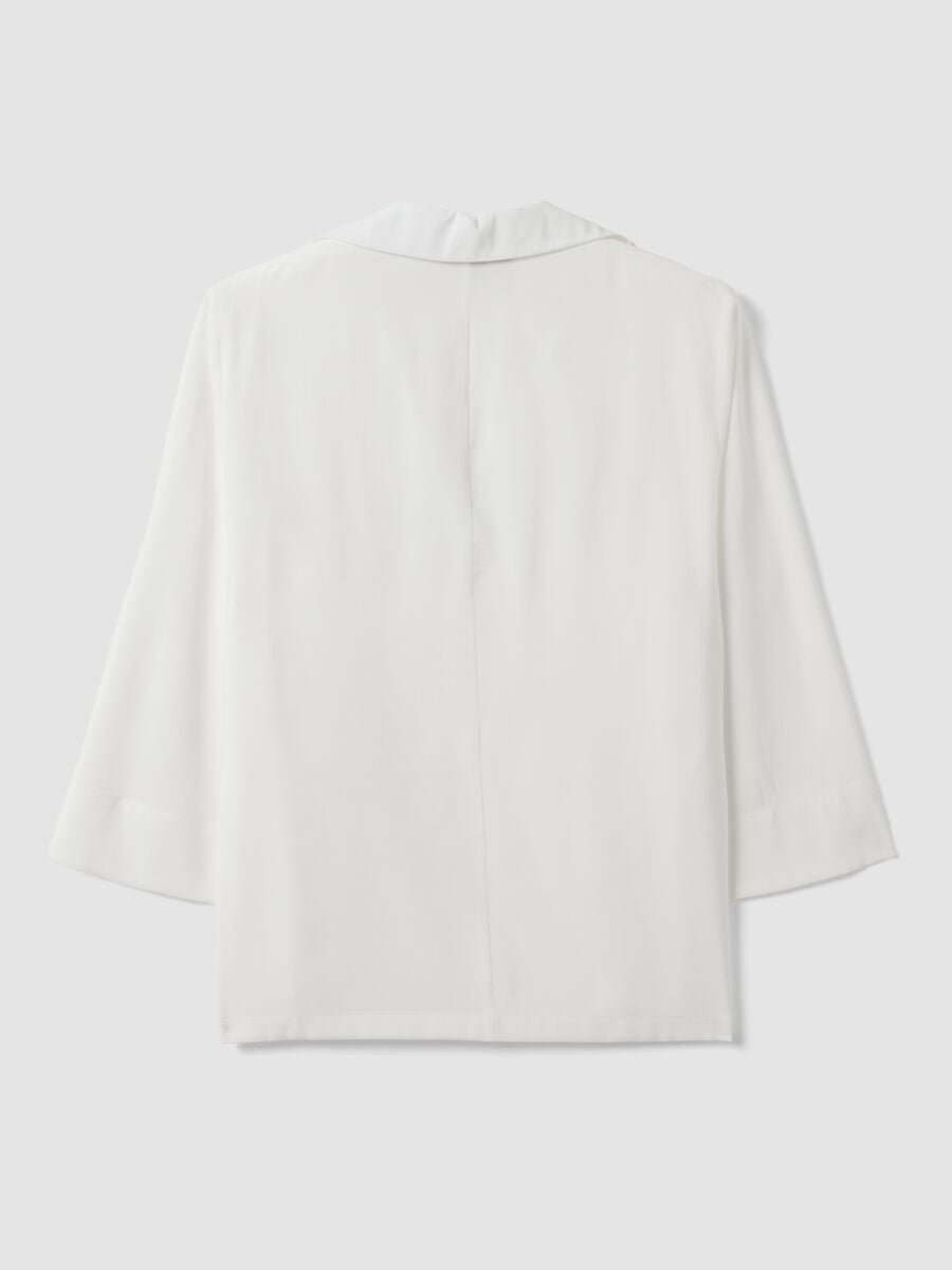 White viscose-blend shirt with classic collar_6