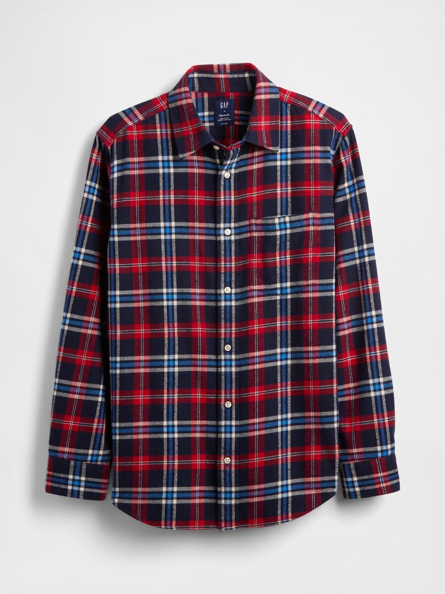 Red Plaid Cotton Shirt_3