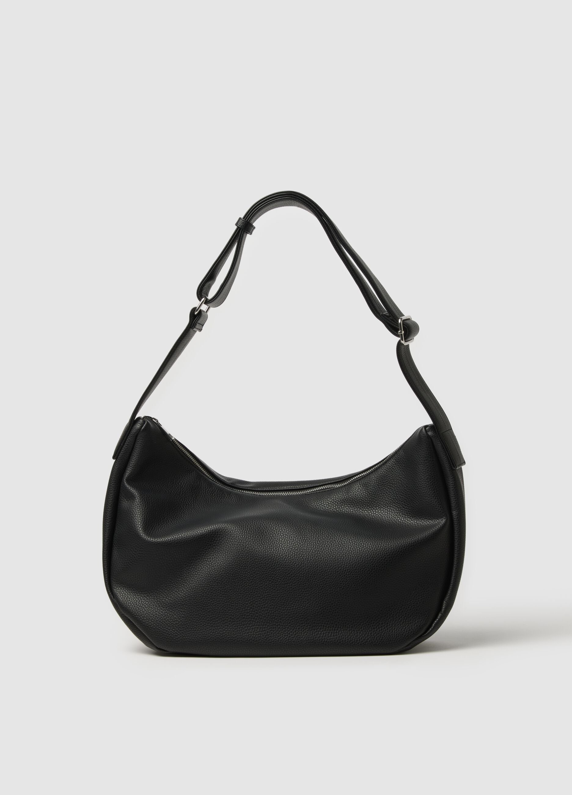 Black bag with adjustable straps