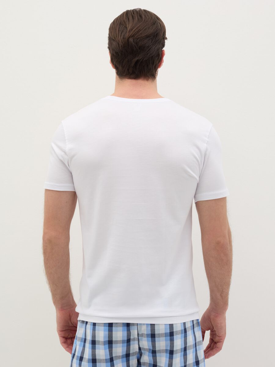 Two-pack Supima cotton undershirts with V neck_2