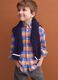 Camicia oxford multicolor a quadri in puro cotone regular fit_0