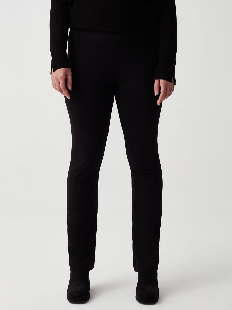 Leggings bootcut fit stretch Curvy_1