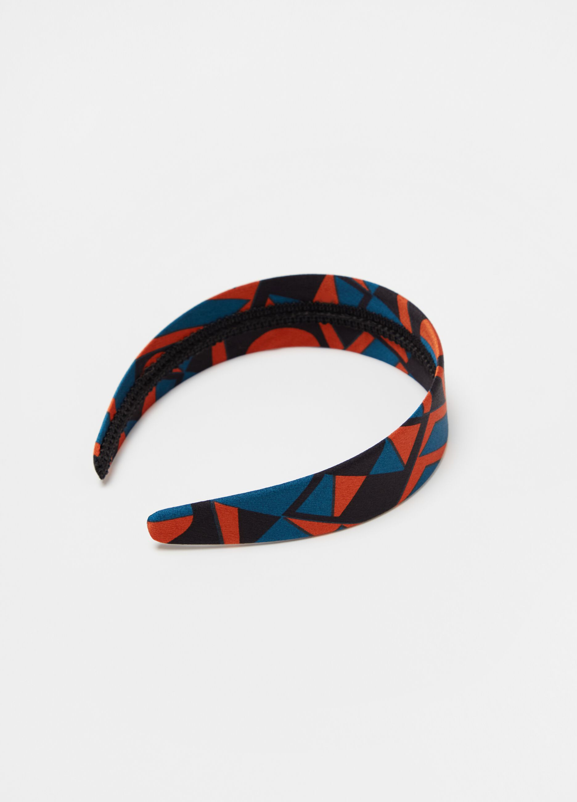 Alice band in patterned fabric