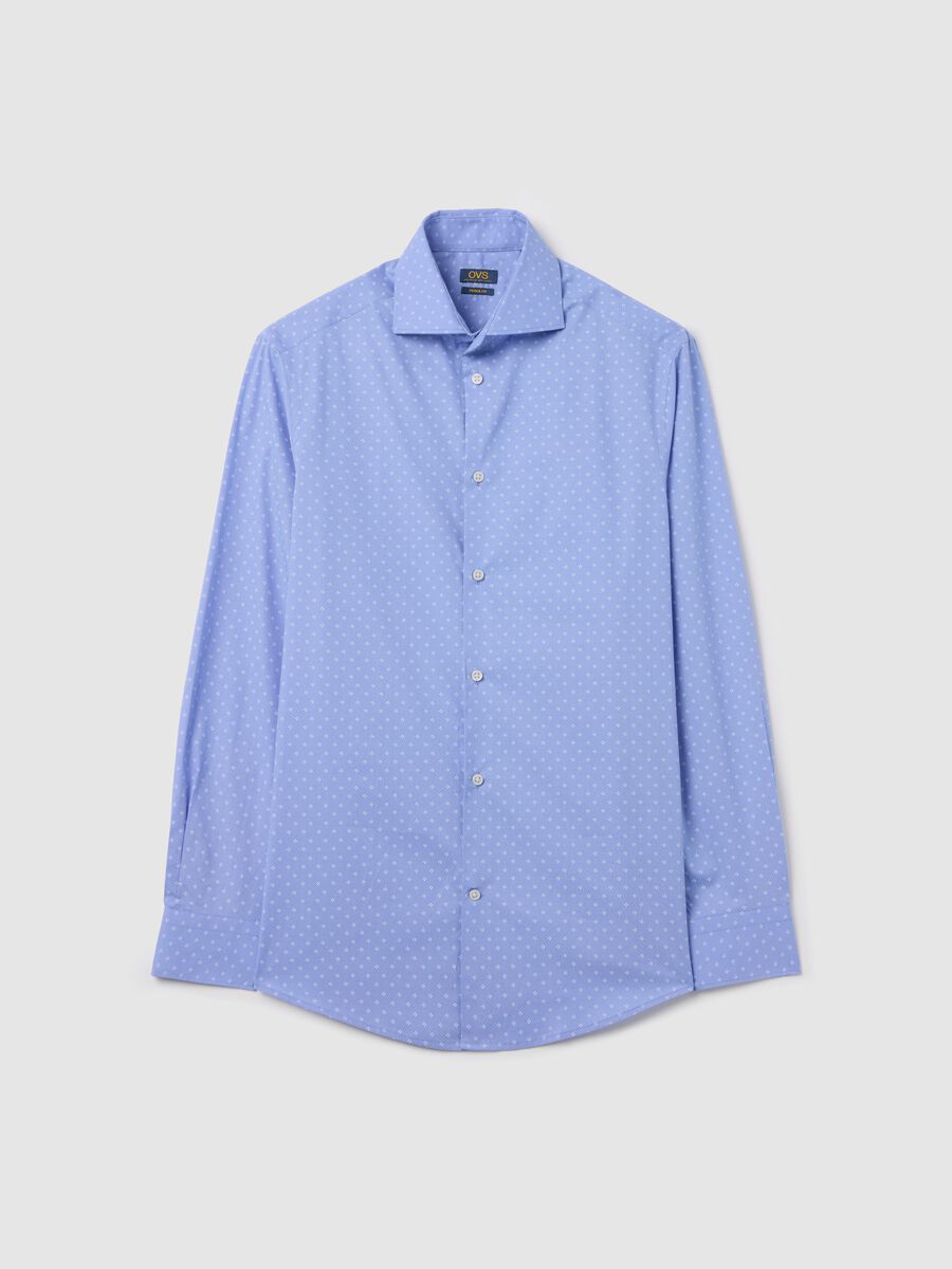 Regular-fit shirt with micro pattern_4