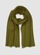 Green scarf with fringes_0