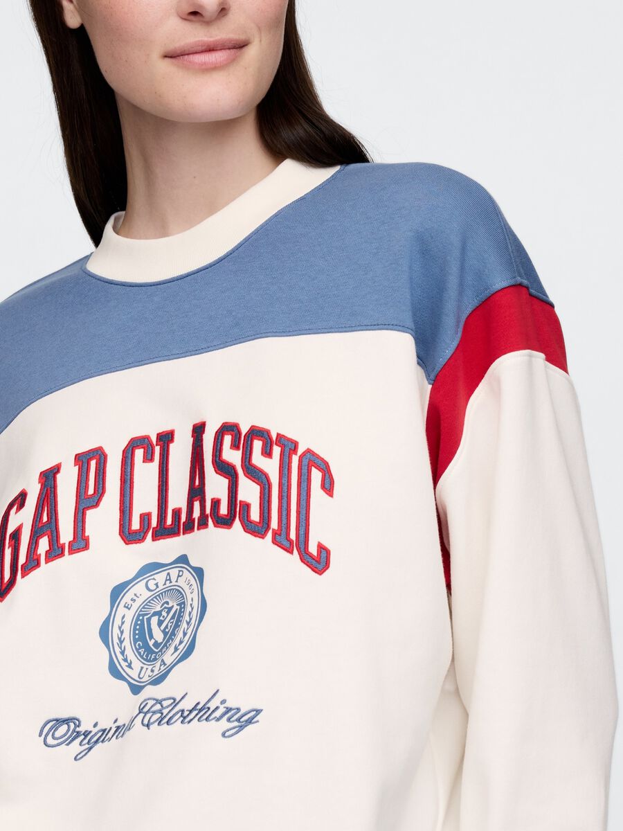 Felpa Gap Classic con logo tricolore_3