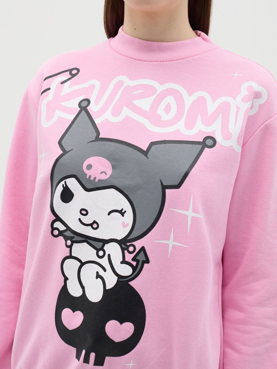 Pink sweatshirt with Kuromi print_2
