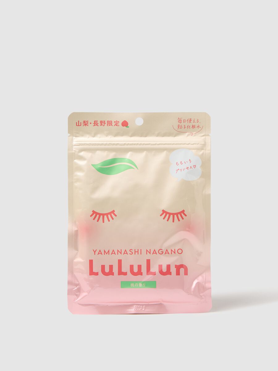 Premium fabric mask with moisturising and softening peach juice and fermented honey extract from the Yamanashi region of Japan. The pack contains 7 fabric masks. Perfect for daily use._0