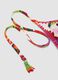 Multicolour triangle bikini top in stretch fabric_5