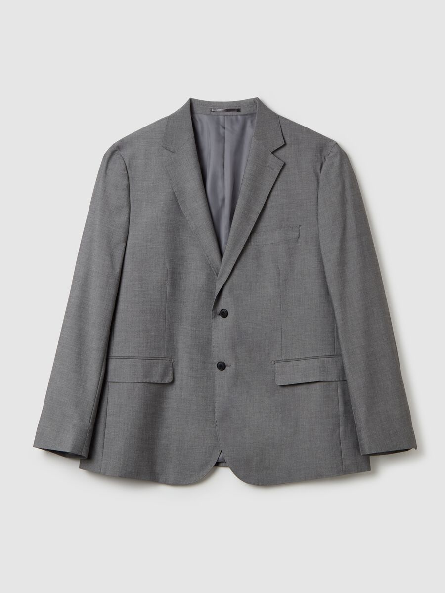 Regular-fit blazer in viscose blend_4