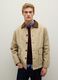 Beige pure cotton jacket with zip closure_1