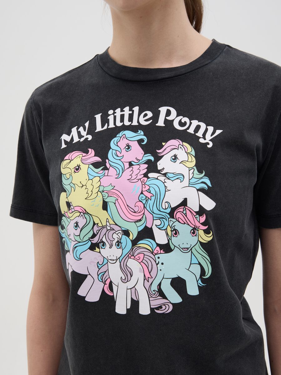 Black T-shirt with My Little Pony print_2