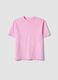 Pink pure cotton regular-fit T-shirt_4