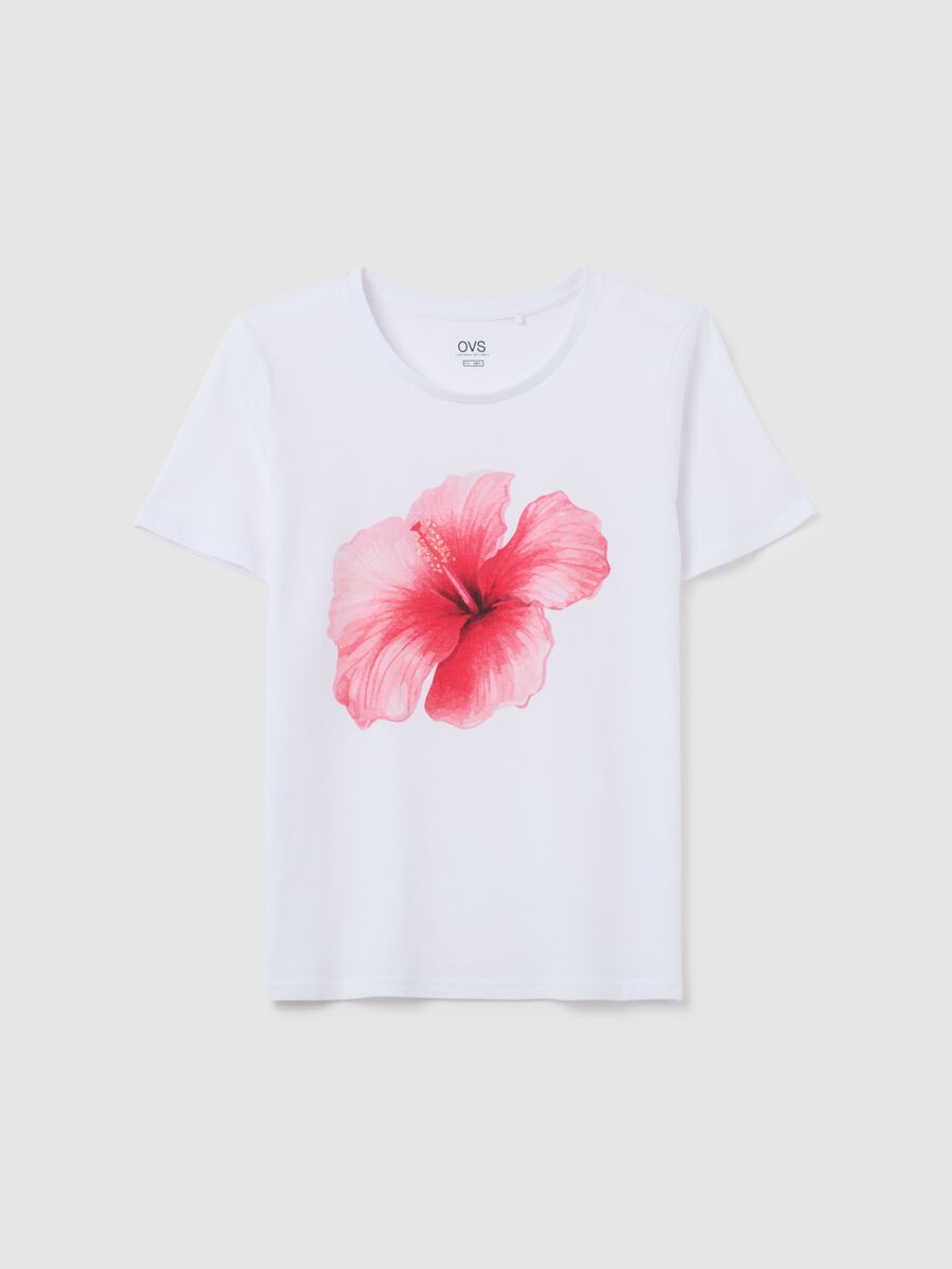 Women's multicolour pure cotton T-shirt with regular fit_0