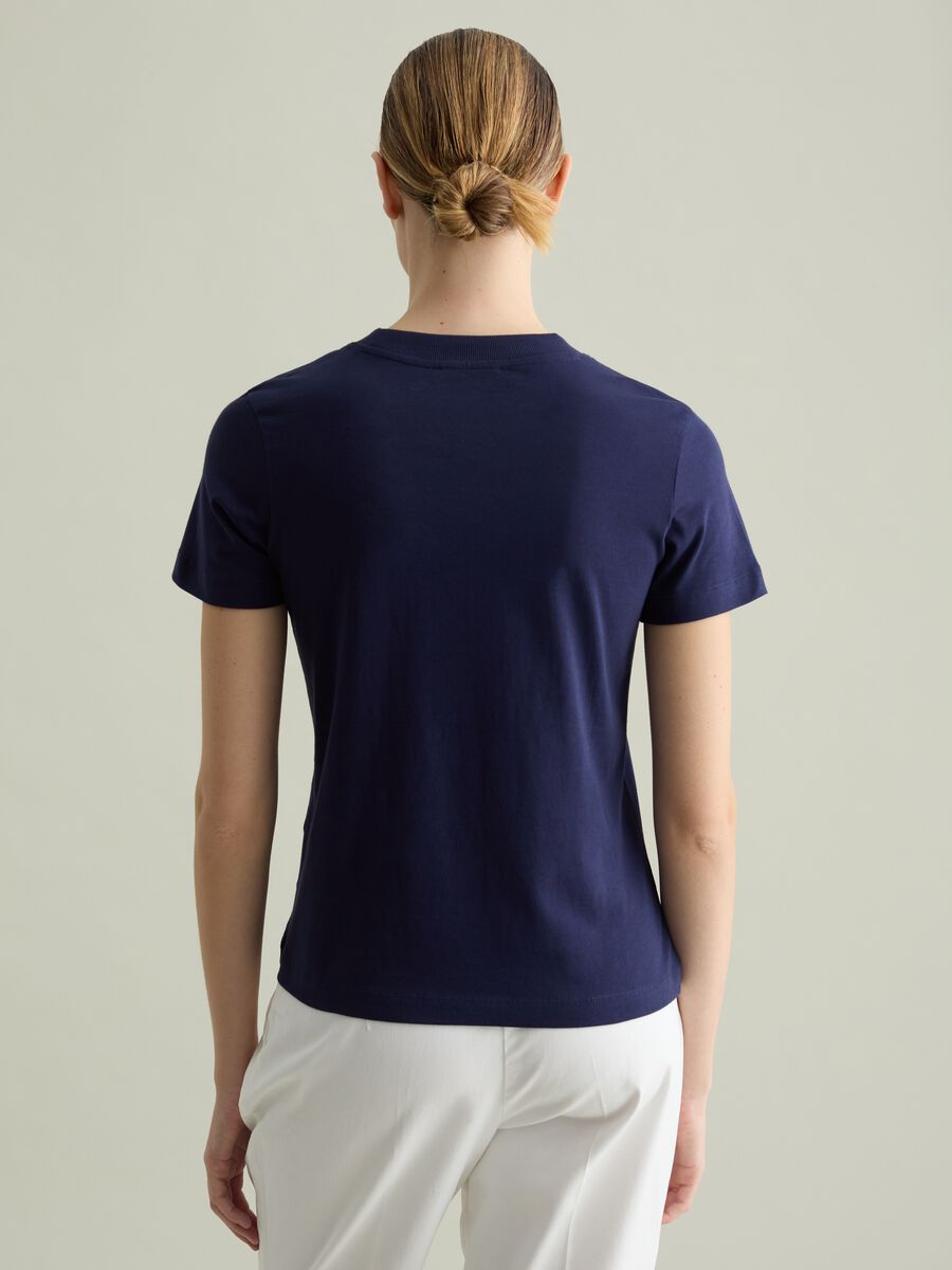 Cotton T-shirt with round neck_3