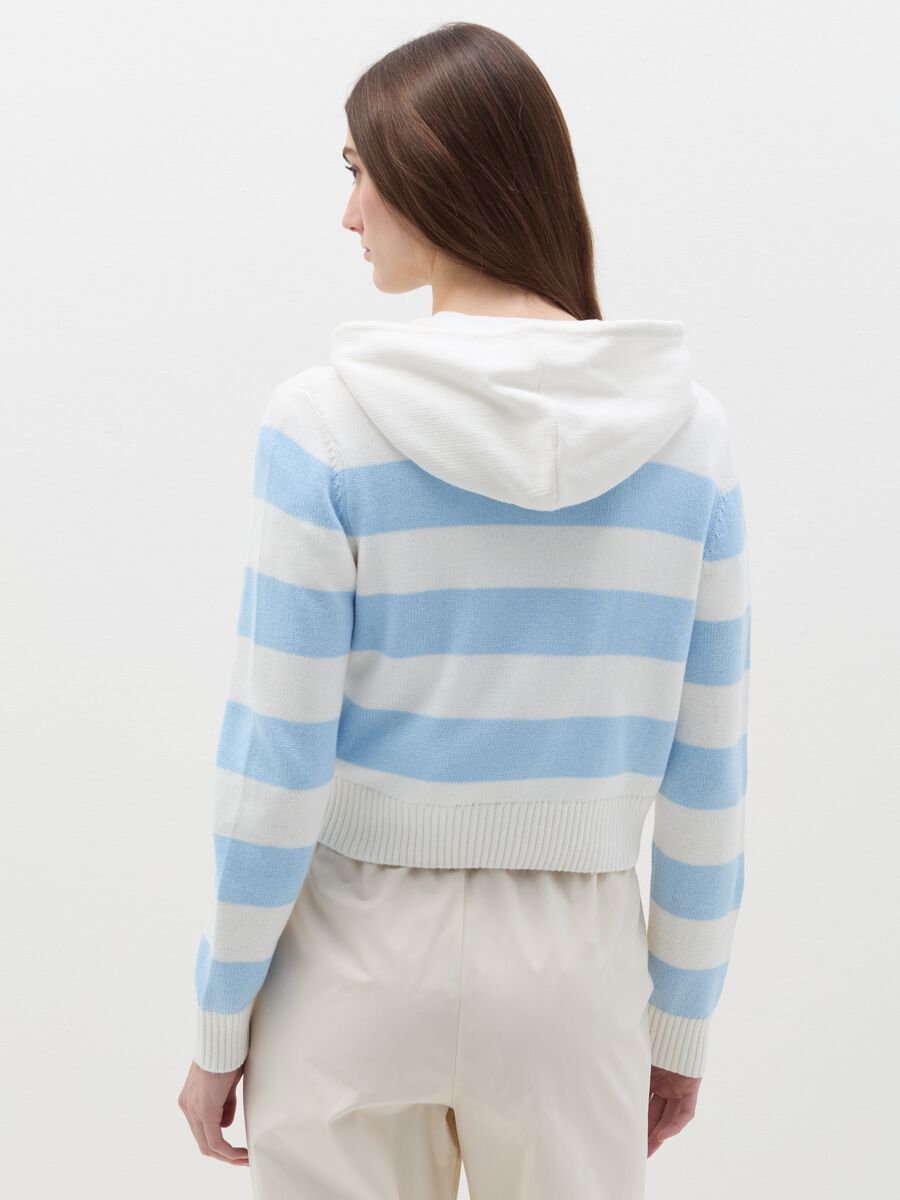 Full-zip cardigan with hood_3