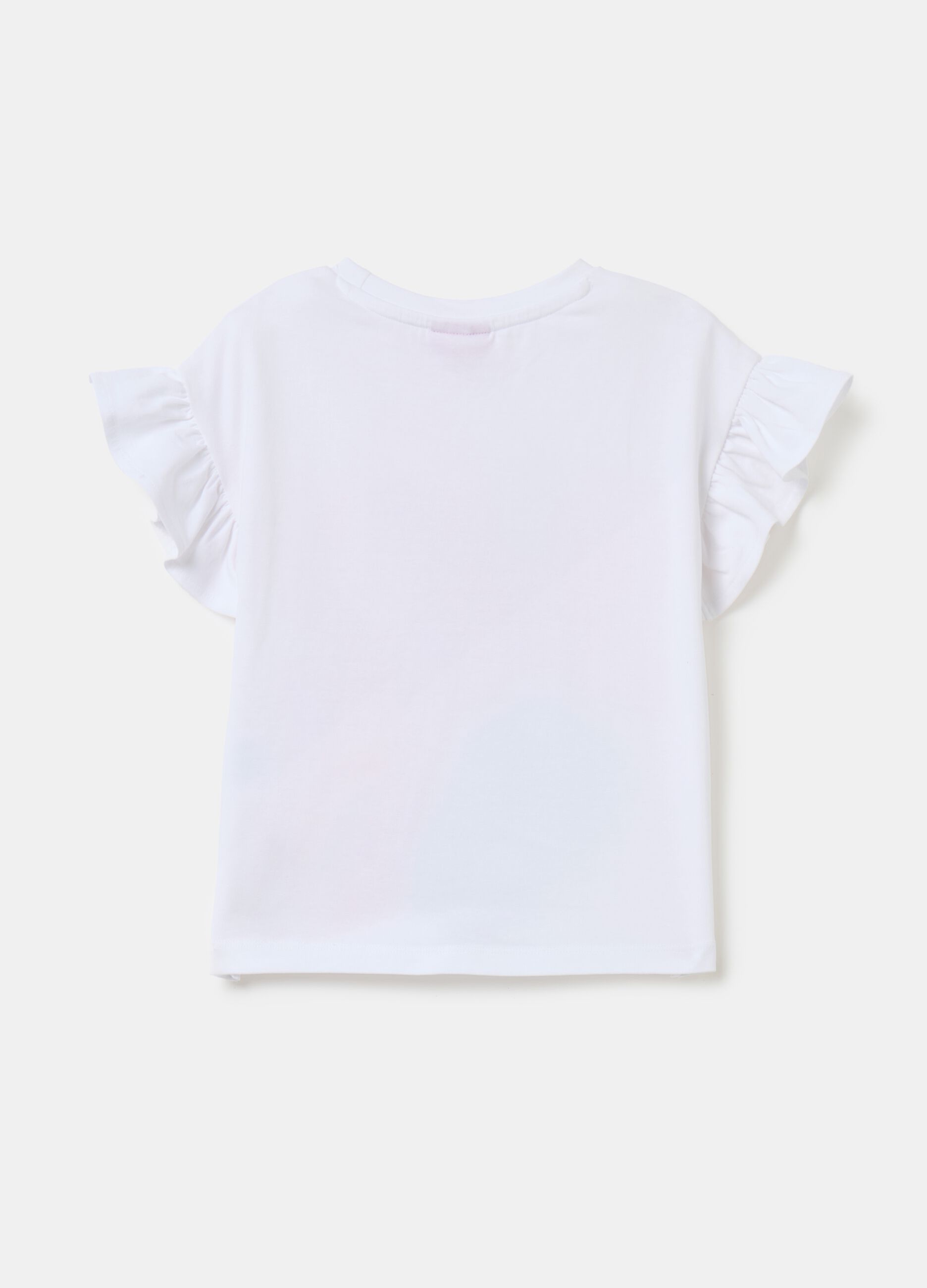 T-shirt with The Little Mermaid print and sequins