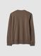 Grey crew-neck cotton-blend sweatshirt, regular fit_6