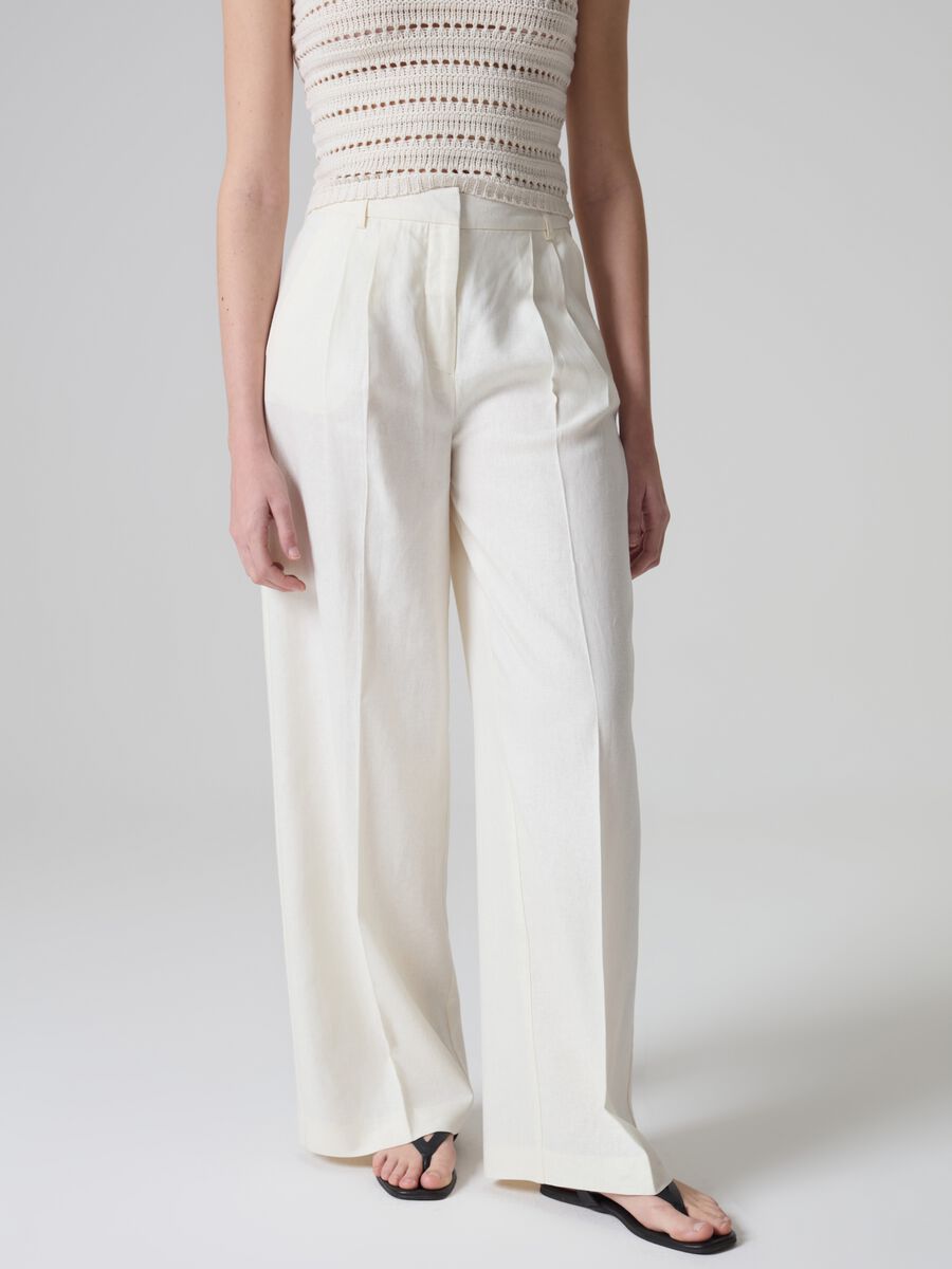 Pantaloni palazzo wide leg Contemporary_1