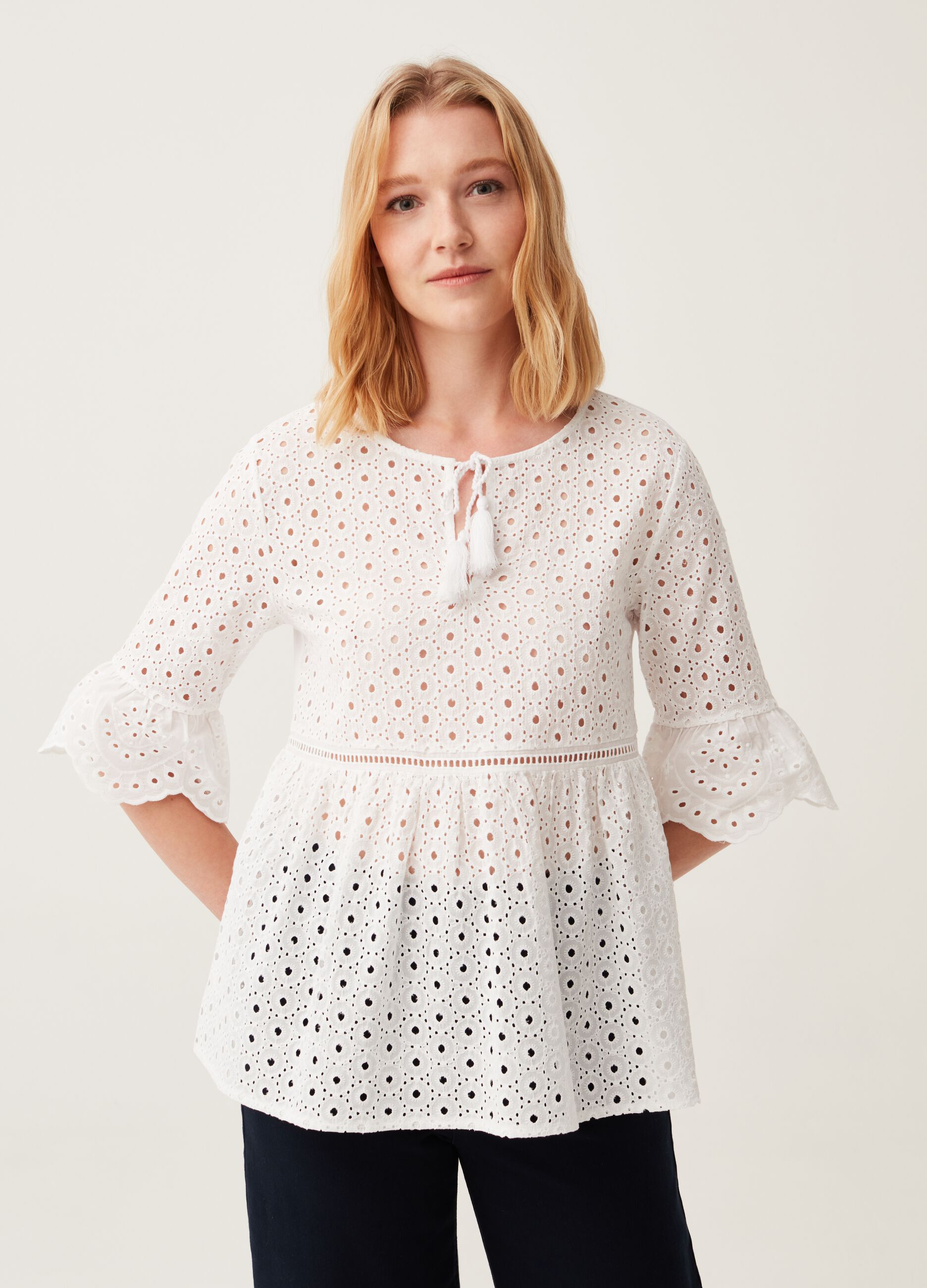 Magliette in hot sale pizzo sangallo