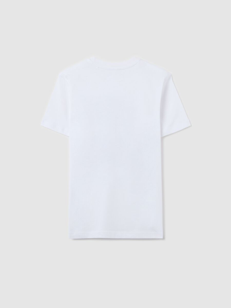 T-shirt in cotone con stampa_1