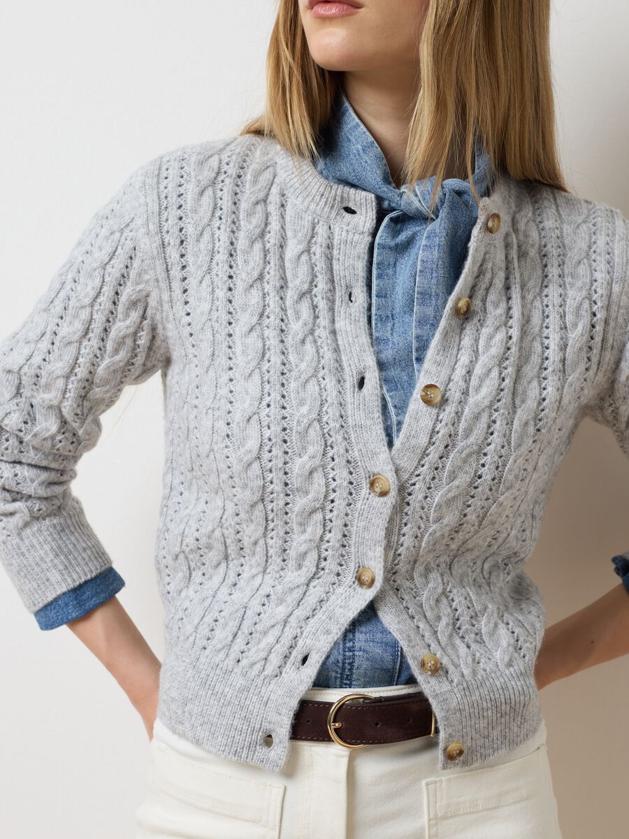 Cardigan grigio regular fit_3