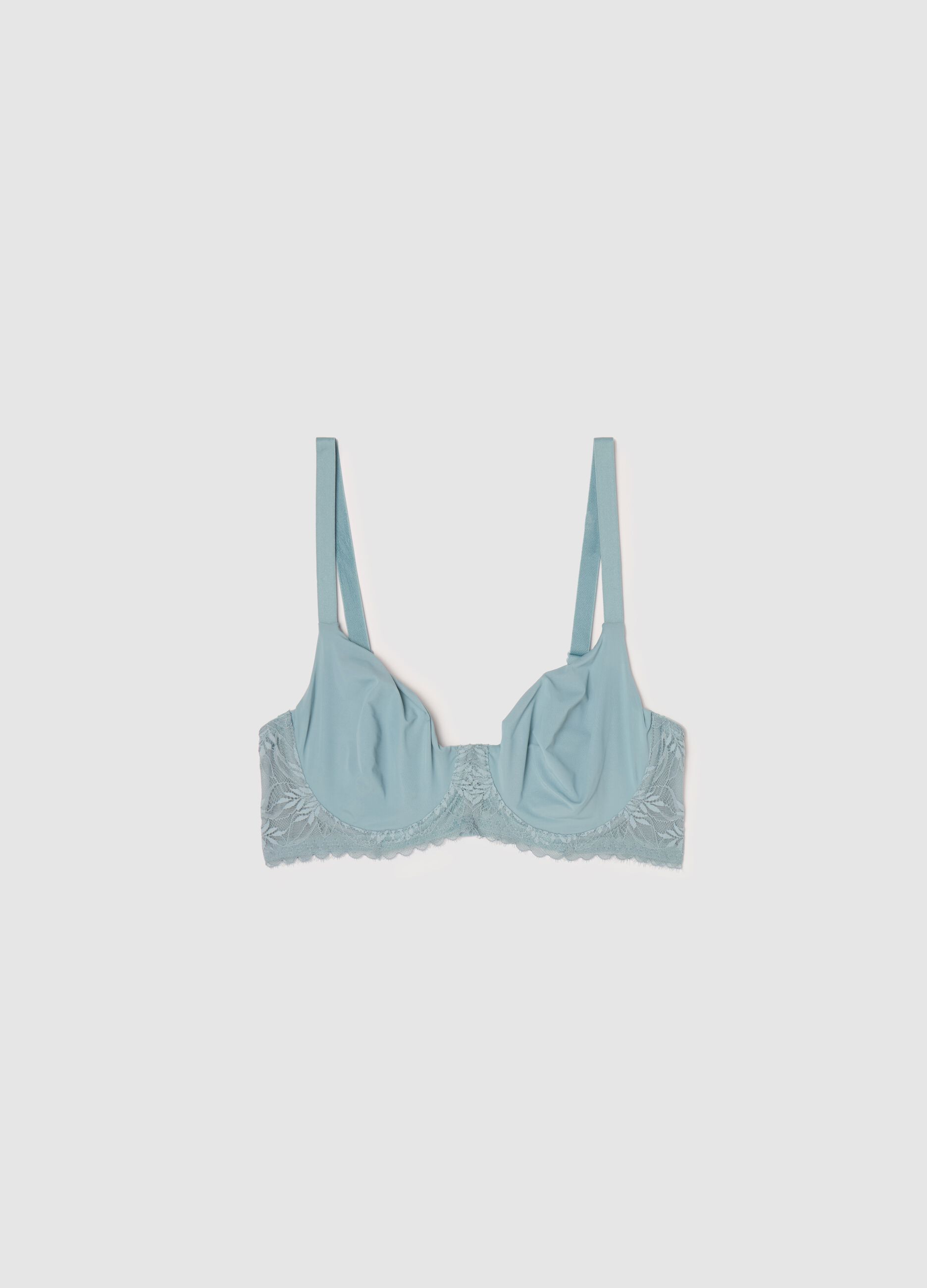 Stefanie balconette bra with lace