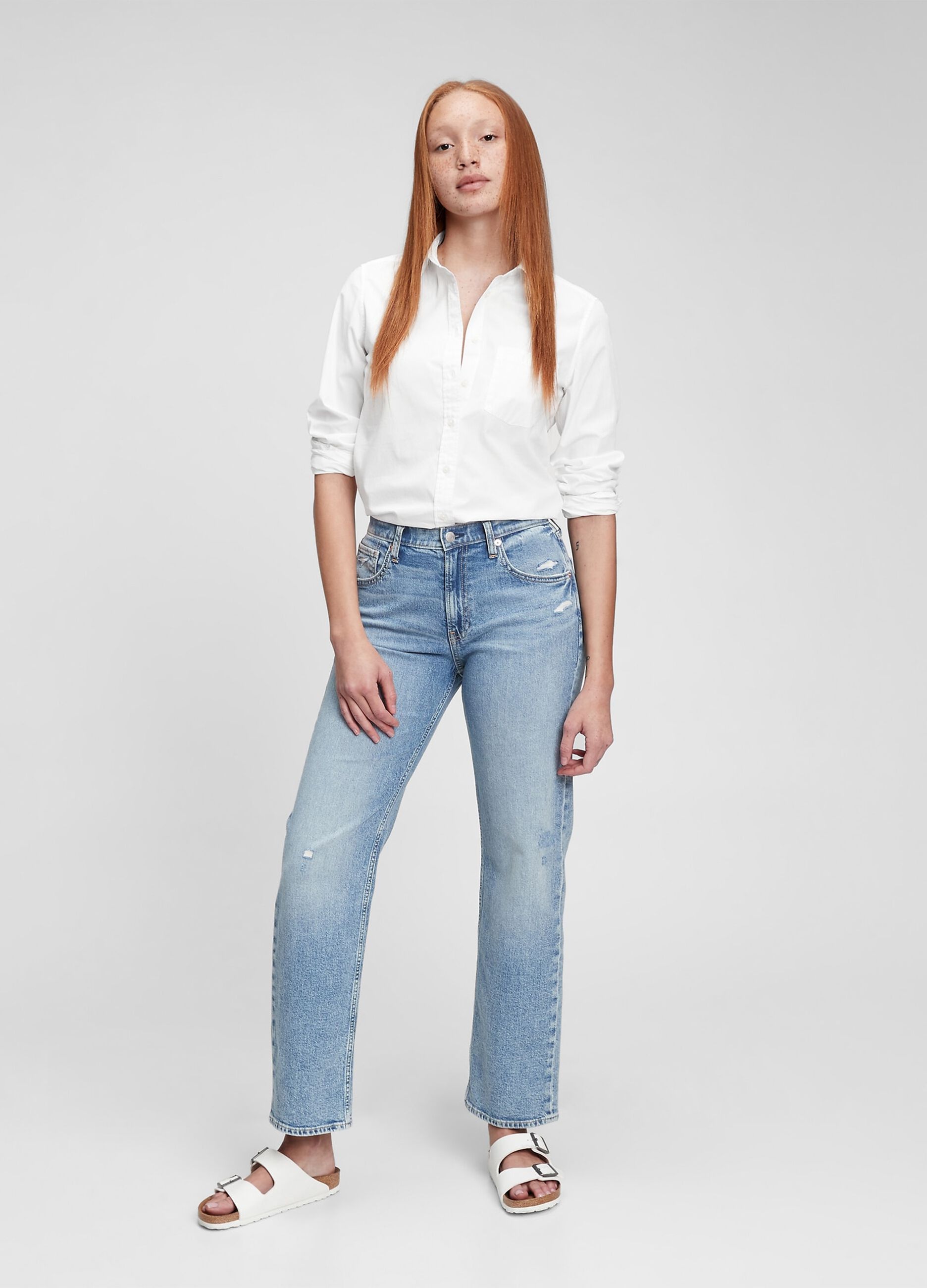 Cotton shirt with pocket