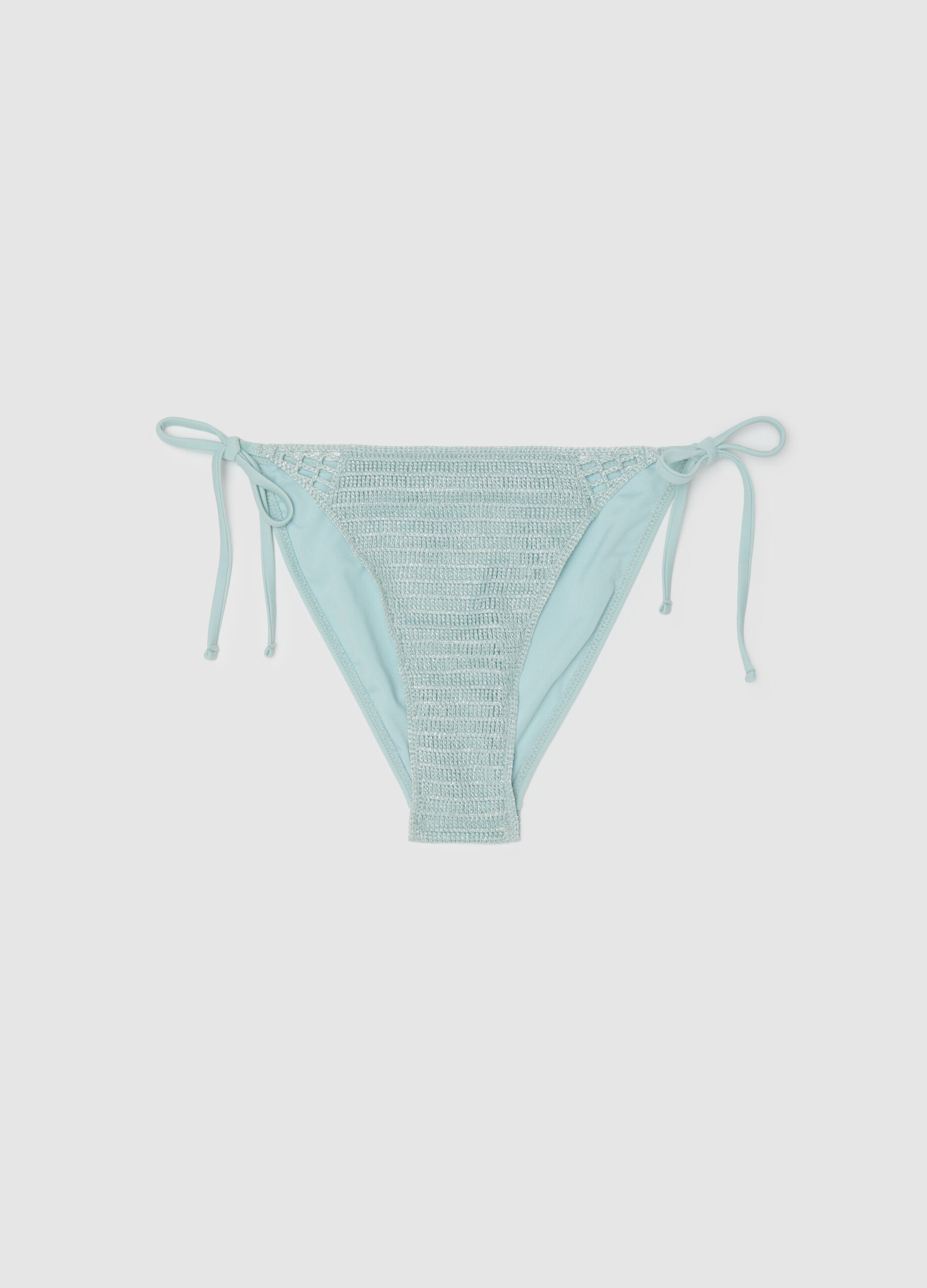 Women's Blue Stretch Blend Bikini