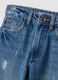 Jeans blu over fit in misto cotone e viscosa per bambino_2